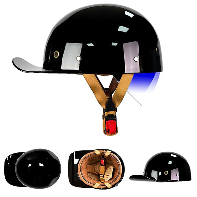 Casco DOT in Stile Baseball OrionRide con Scocca in ABS per Moto