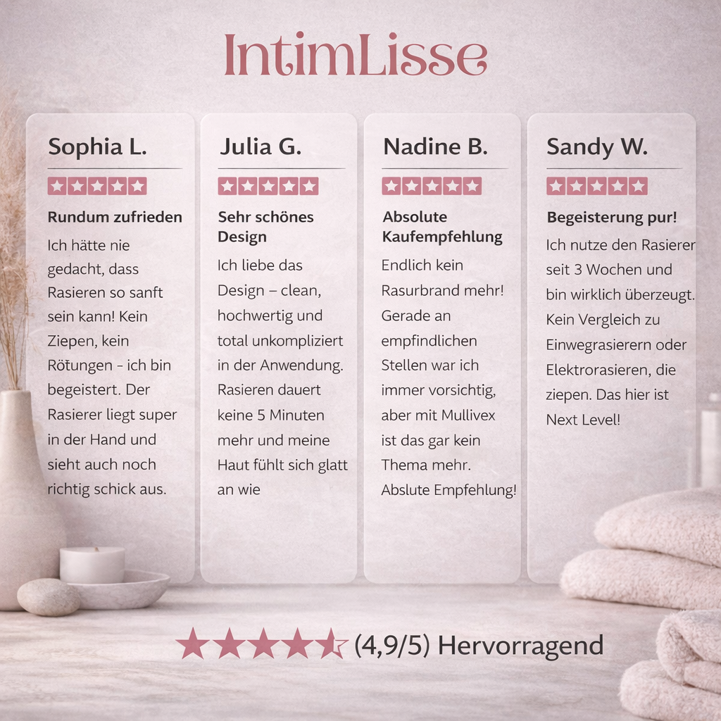 Rasoi per Intimo Donna | Rasoio Elettrico per Donne | IntimLisse