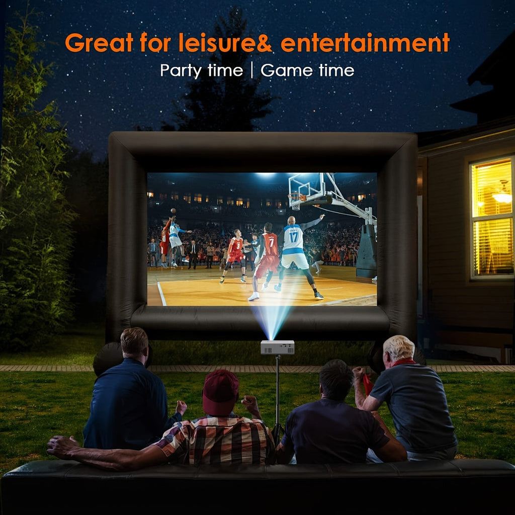 Mini Proiettore Ultra-Luminoso 3000 Lumen – Portatile, HDTV & USB, Ideale per Cinema in Casa & All'aperto!