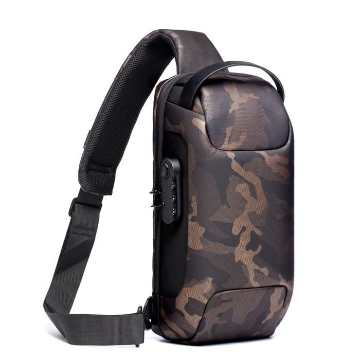 Borsa Antifurto | Porta USB | Impermeabile & Lucchetto a Codice