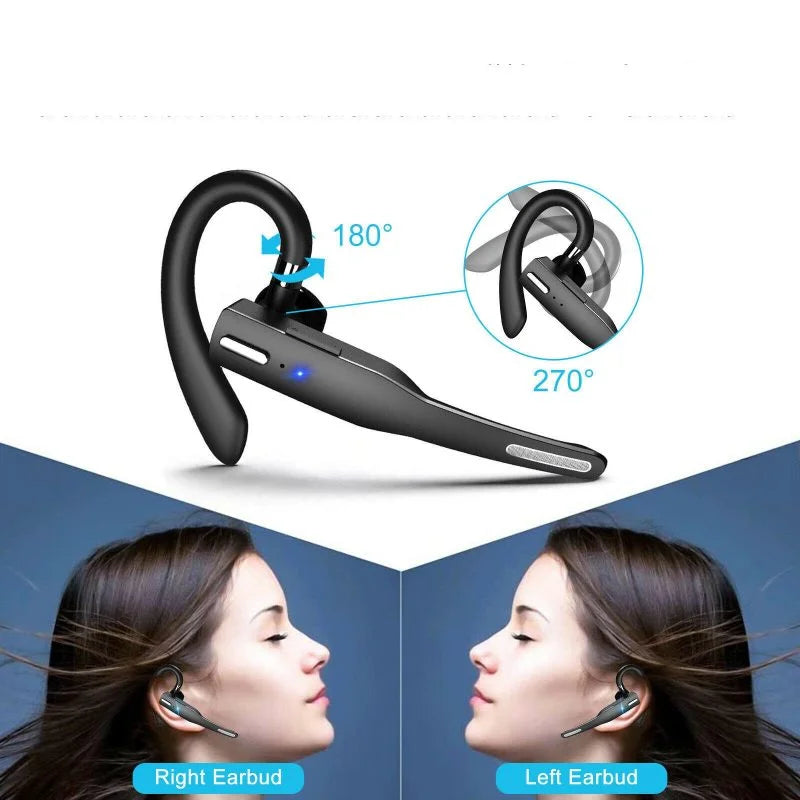 Cuffie Bluetooth 5.1 senza fili per camionisti