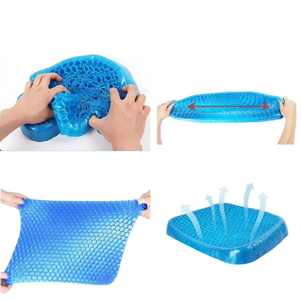 Cuscino di Supporto per il Coccige con Gel Ergonomico per il Comfort della Schiena