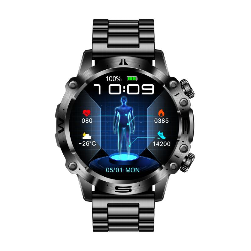 Orologio Sportivo CardioNova con Monitoraggio della Frequenza Cardiaca e dei Segni Vitali