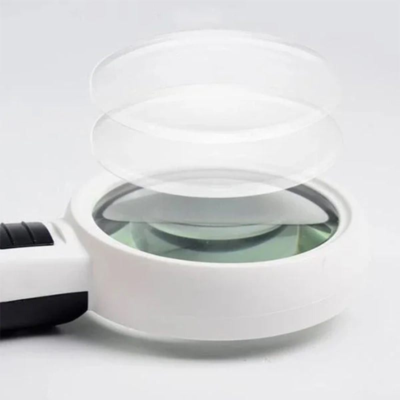 Lente d'ingrandimento ottica 30x con luce LED