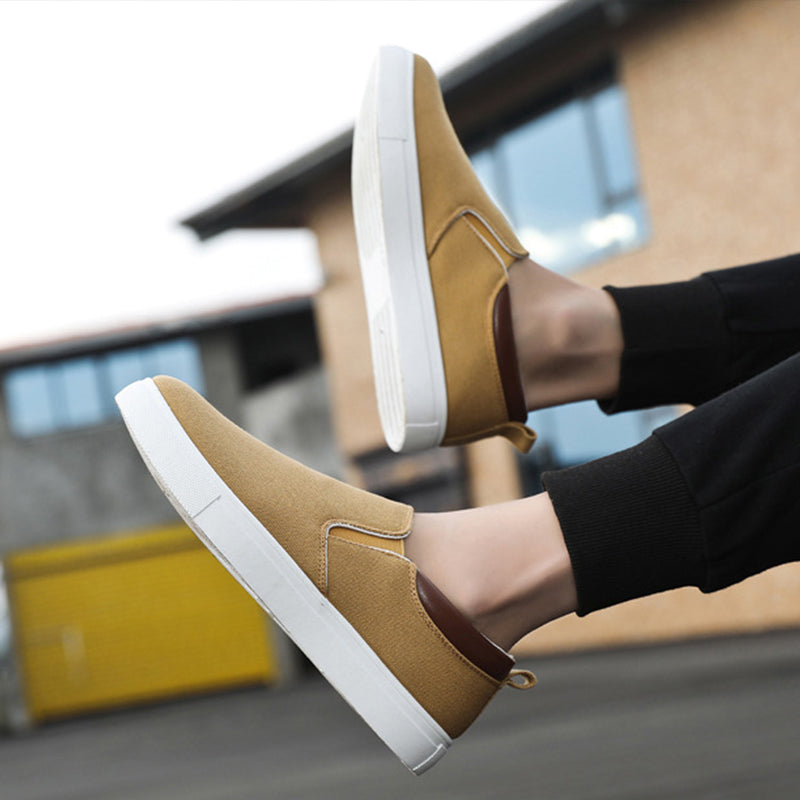 Scarpe Slip-On in Tela per Uomini