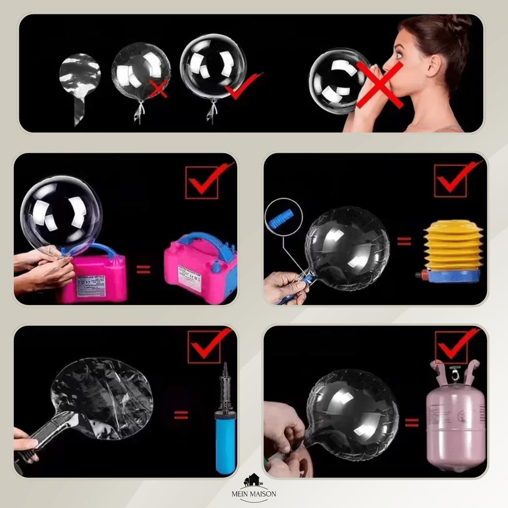 5+5 GRATIS | PartyGlow – Illumina ogni festa con luci LED a forma di palloncino riutilizzabili e caldi