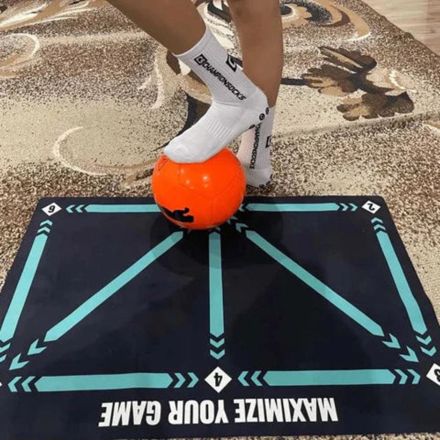 Tappetino da Allenamento Professionale per Calcio per Pratica a Casa con Video di Esercizi