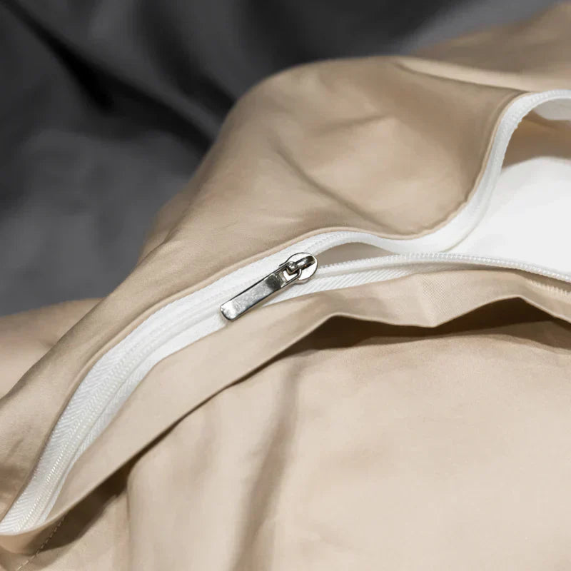 Set di Biancheria da Letto in Raso di Cotone Deluxe - Lusso per la tua Camera da Letto