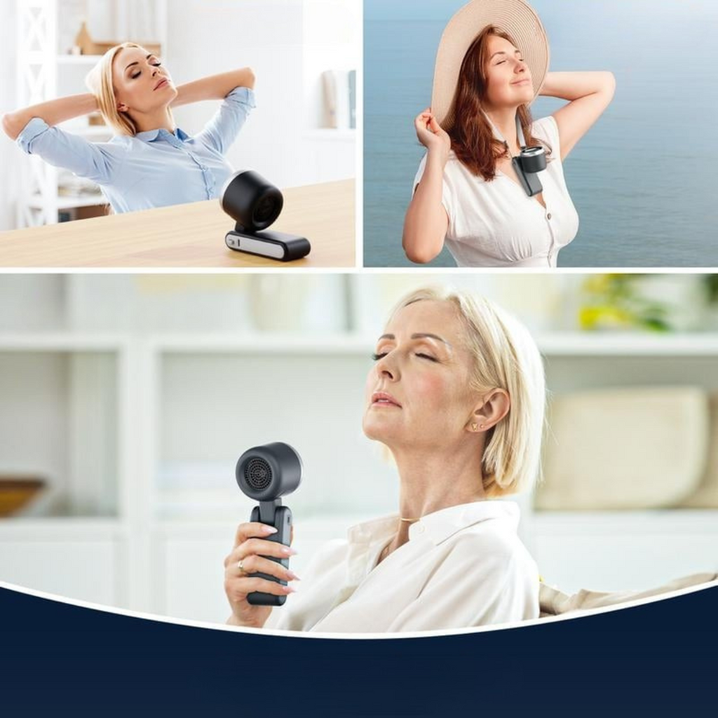 Aurelia Luxe Serene Ventilatore Portatile | Ventilatore elegante per il massimo relax e comfort