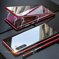 Custodia magnetica in vetro temperato doppia faccia per Samsung