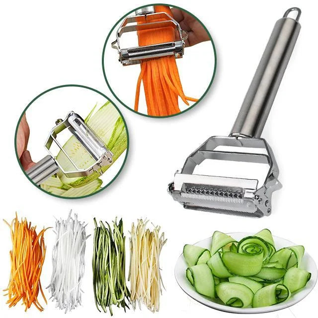 FreshEdge - Pelapatate multifunzionale 4-in-1