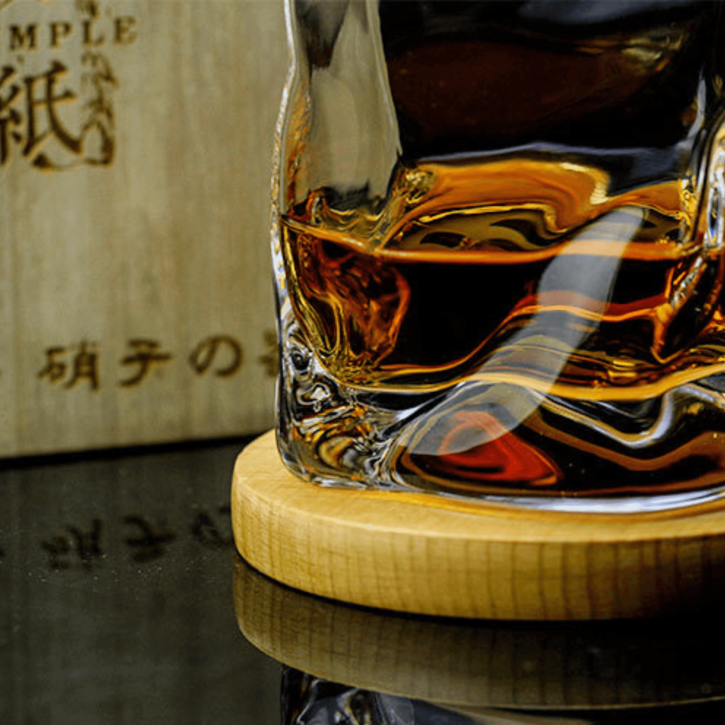 Astra Kiriko Bicchiere da Whisky con Motivo Pieghettato di Edo Craft Artisan