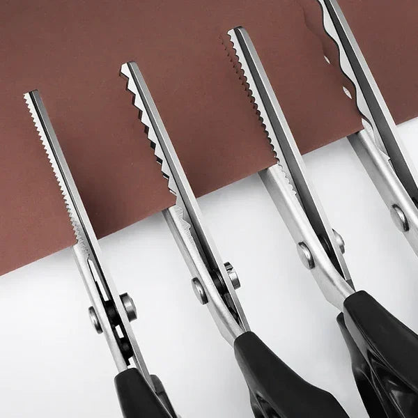 SilkySnipper Forbice Professionale | Denti Triangolari | Precisa & Affilata | Per Tessuto, Carta & Lavoretti