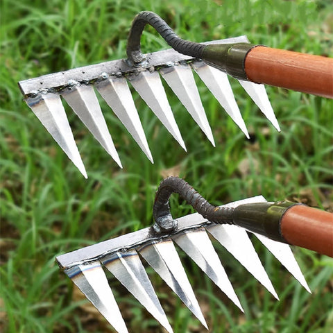 Rastrello per diserbo | Rastrello da giardino robusto | WurzelKraft
