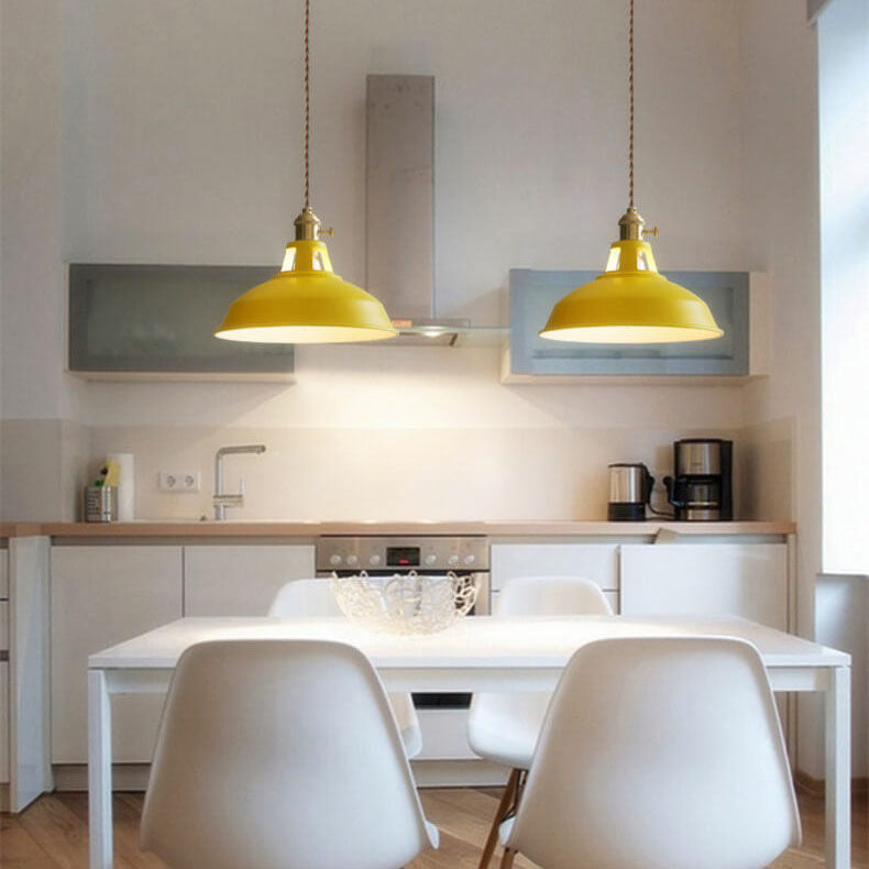 Lampada a sospensione Industriale - Ombrello Colorato - Dimmerabile - Stile Unico
