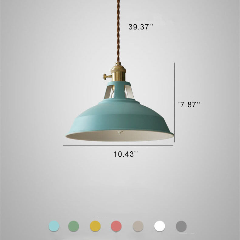 Lampada a sospensione Industriale - Ombrello Colorato - Dimmerabile - Stile Unico