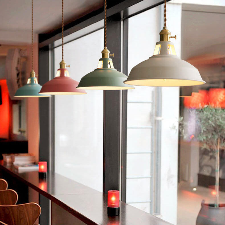 Lampada a sospensione Industriale - Ombrello Colorato - Dimmerabile - Stile Unico