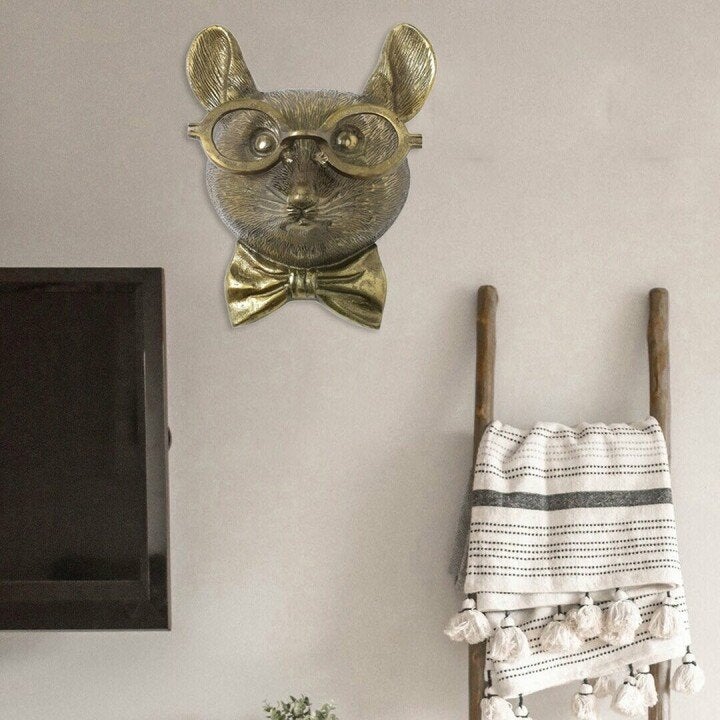 Decorazione da parete con testa di animale unica per la casa