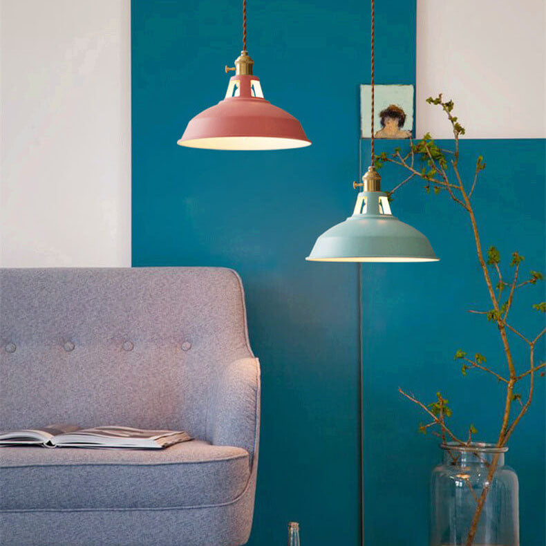 Lampada a sospensione Industriale - Ombrello Colorato - Dimmerabile - Stile Unico