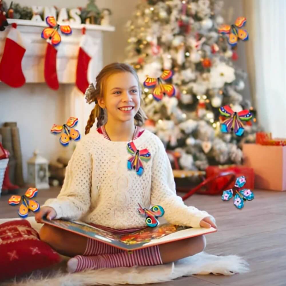 FlyingButterfly – Farfalle Volanti | Magica sorpresa per biglietti e scatole regalo | Punto culminante riutilizzabile per feste di compleanno e matrimoni