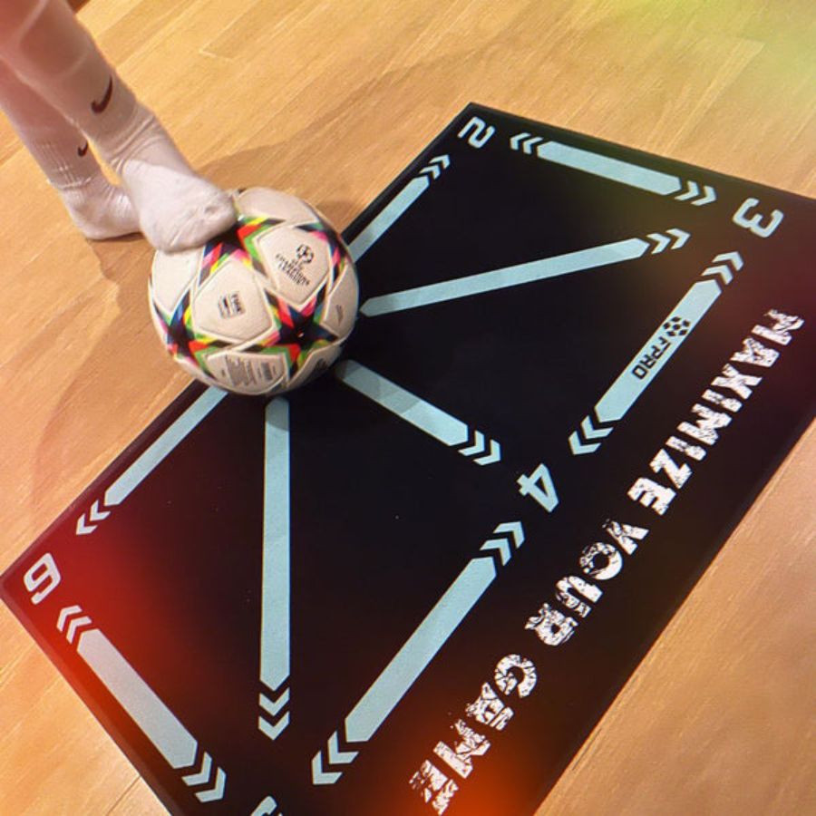 Tappetino da Allenamento Professionale per Calcio per Pratica a Casa con Video di Esercizi