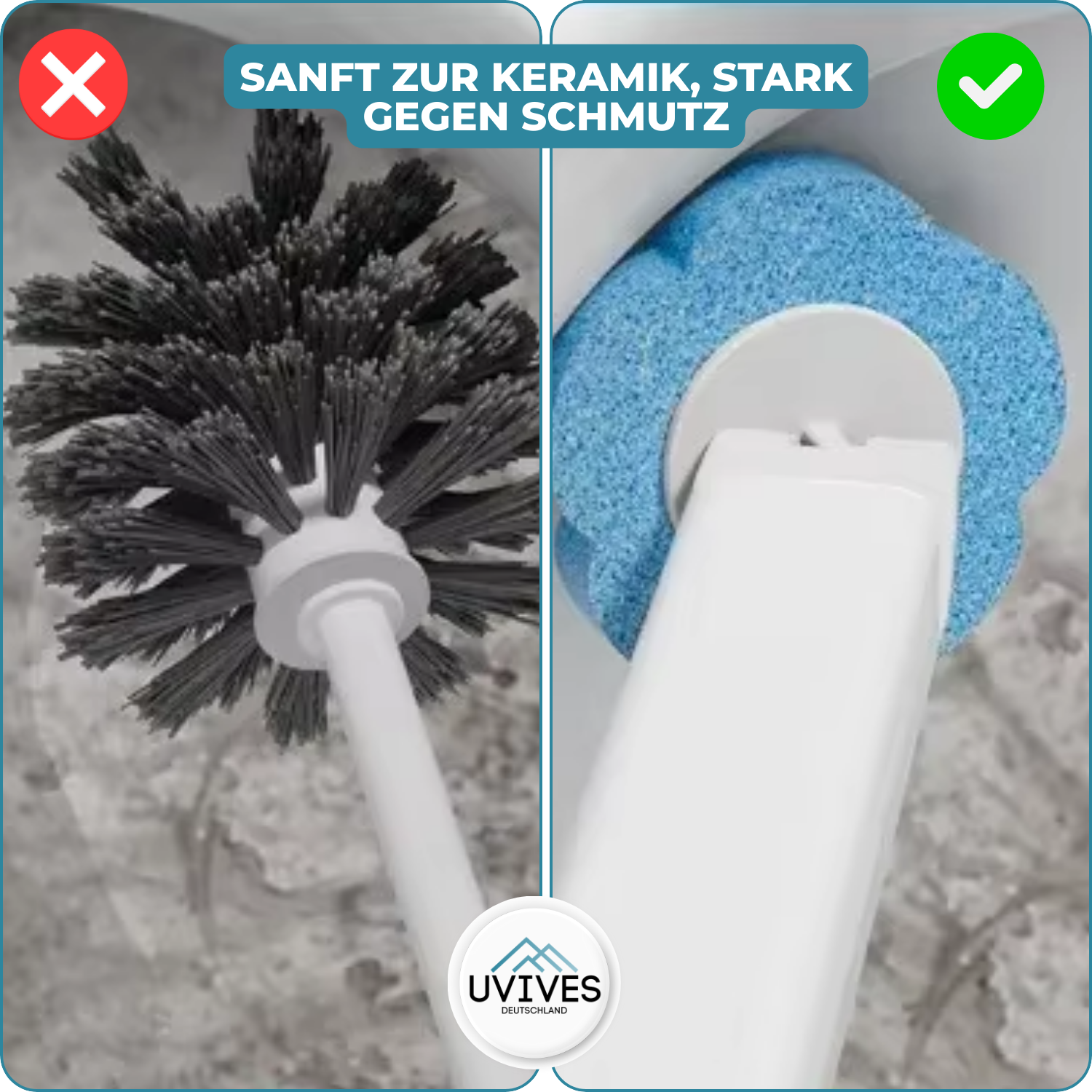 CleanGrip – Toilette igienicamente pulita senza strofinare