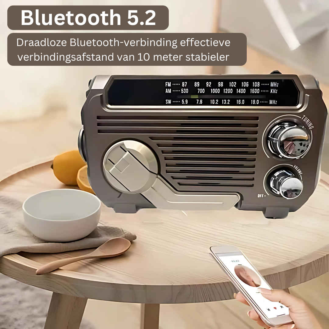 Serein | Noodradio con Powerbank – design elegante – suono ad alta fedeltà – ricaricabile