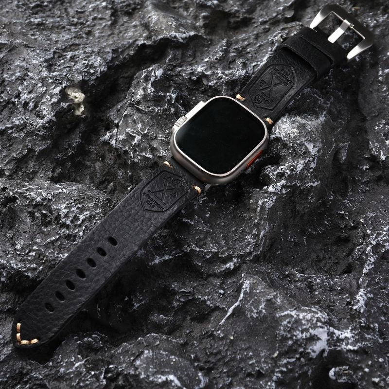 Cinturino Apple Watch in Pelle Vintage Fatto a Mano