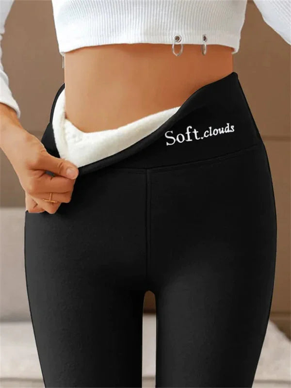 Leggings Invernali Foderati In Cashmere AstraWeave Per Calore Confortevole