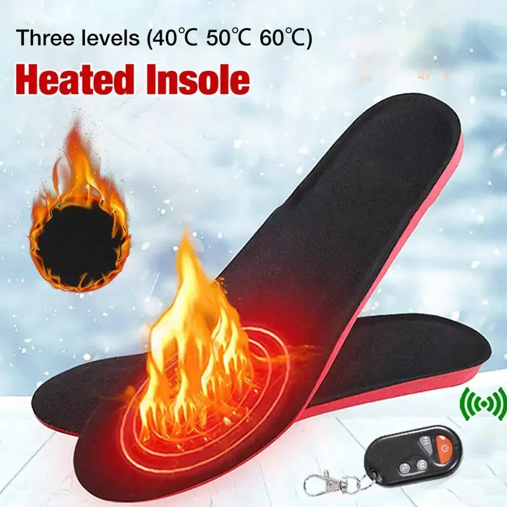 Sole riscaldabili WarmStep Pro | Ricaricabili con telecomando | 3 livelli di riscaldamento regolabili | Tagliabili | Scaldapiedi elettrici per uso all'aperto e invernale