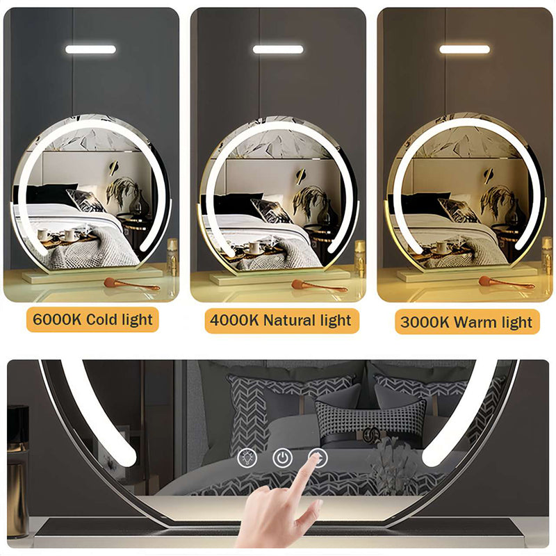 Specchio da Trucco a LED Dimmabile Luminara con Attivazione Touch