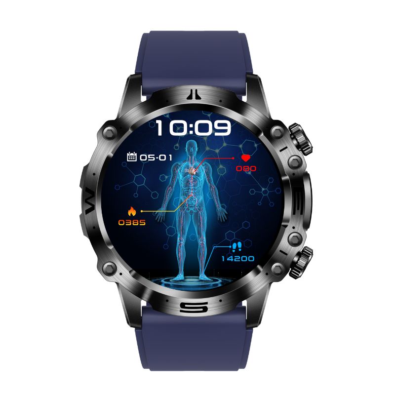 Orologio Sportivo CardioNova con Monitoraggio della Frequenza Cardiaca e dei Segni Vitali