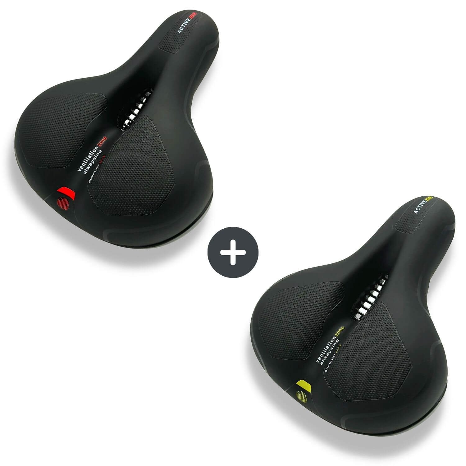 Sandsberg | Sella per Bicicletta CloudComfort Pro | Schiuma Memory che Allevia la Pressione | Nero