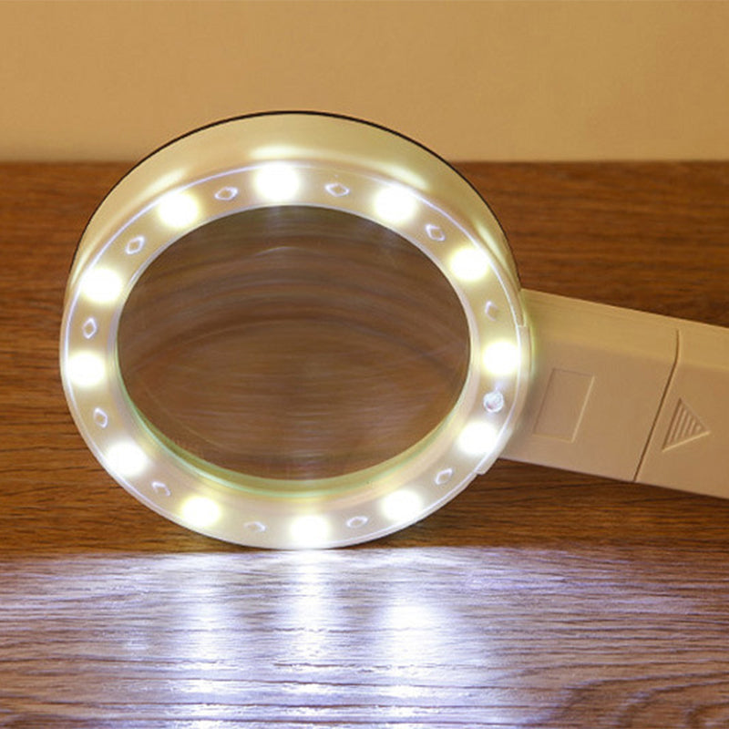 Lente d'ingrandimento ottica 30x con luce LED