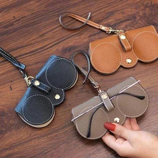 Custodia per occhiali da sole in pelle morbida - 50% di sconto