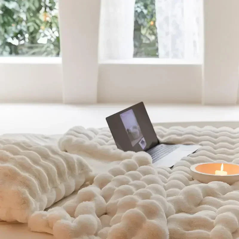 Coperta Flauschdecke SnuggleSoft | Reversibile | Calore tutto l'anno | Pile