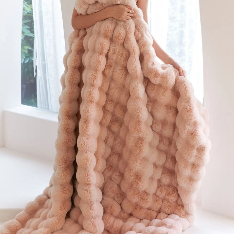 Coperta Flauschdecke SnuggleSoft | Reversibile | Calore tutto l'anno | Pile