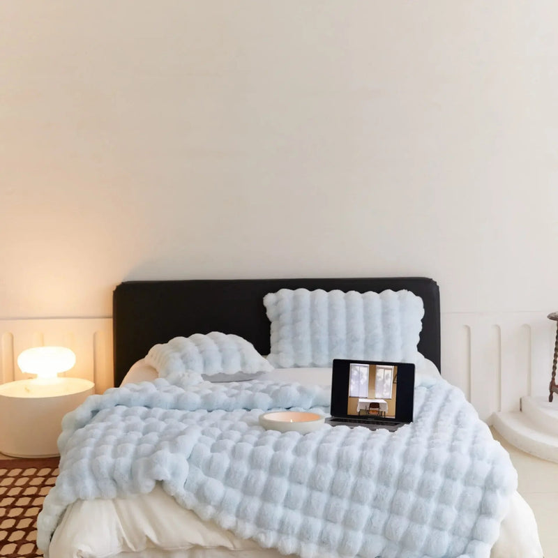 Coperta Flauschdecke SnuggleSoft | Reversibile | Calore tutto l'anno | Pile