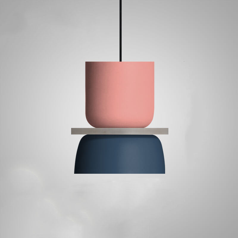 Lampada a sospensione LED 1 luce Nordic Colorful Macaron