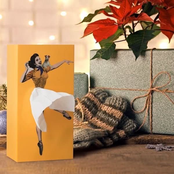 TISSUDANCE – Scatola per fazzoletti a forma di gonna per decorazioni domestiche creative