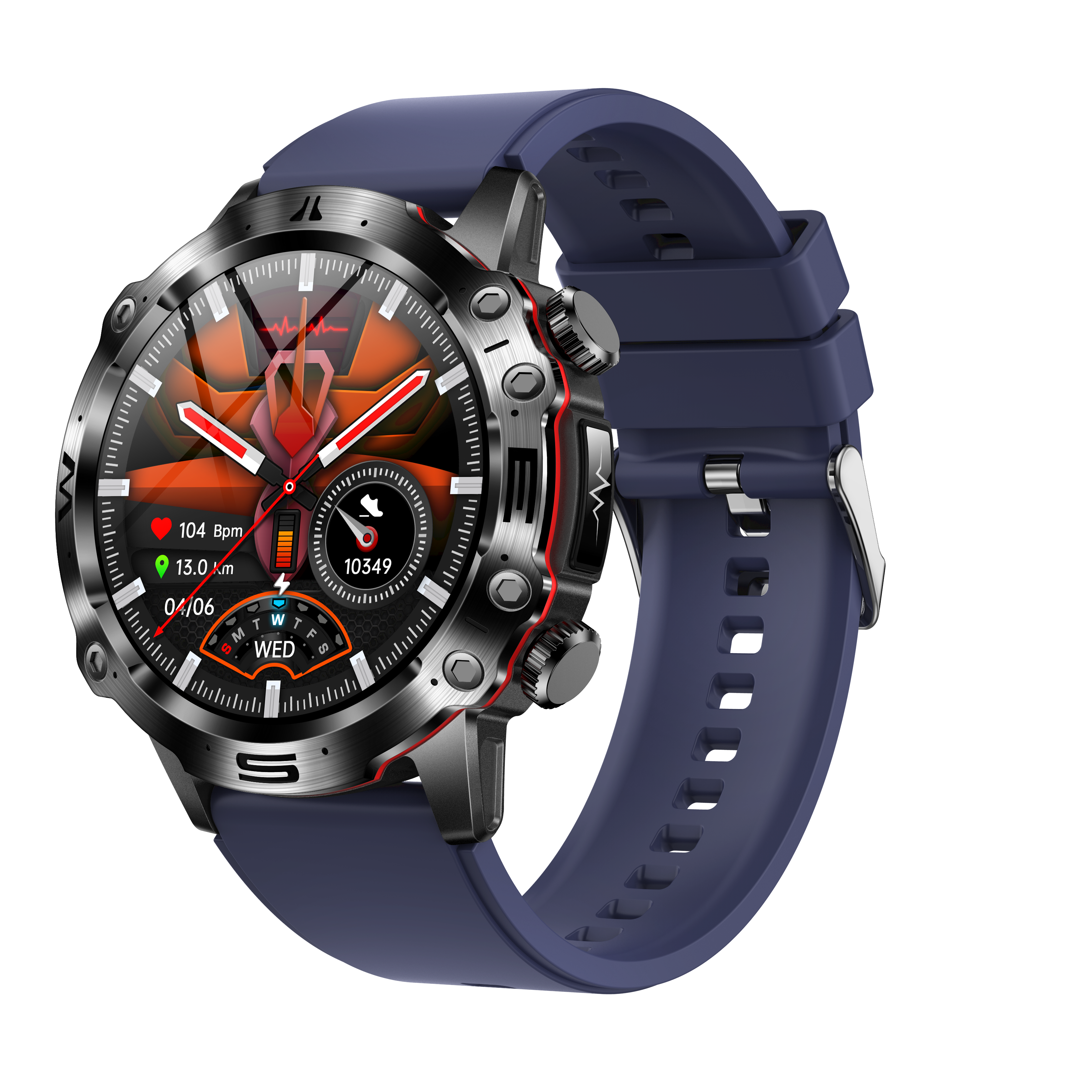 Orologio Sportivo CardioNova con Monitoraggio della Frequenza Cardiaca e dei Segni Vitali