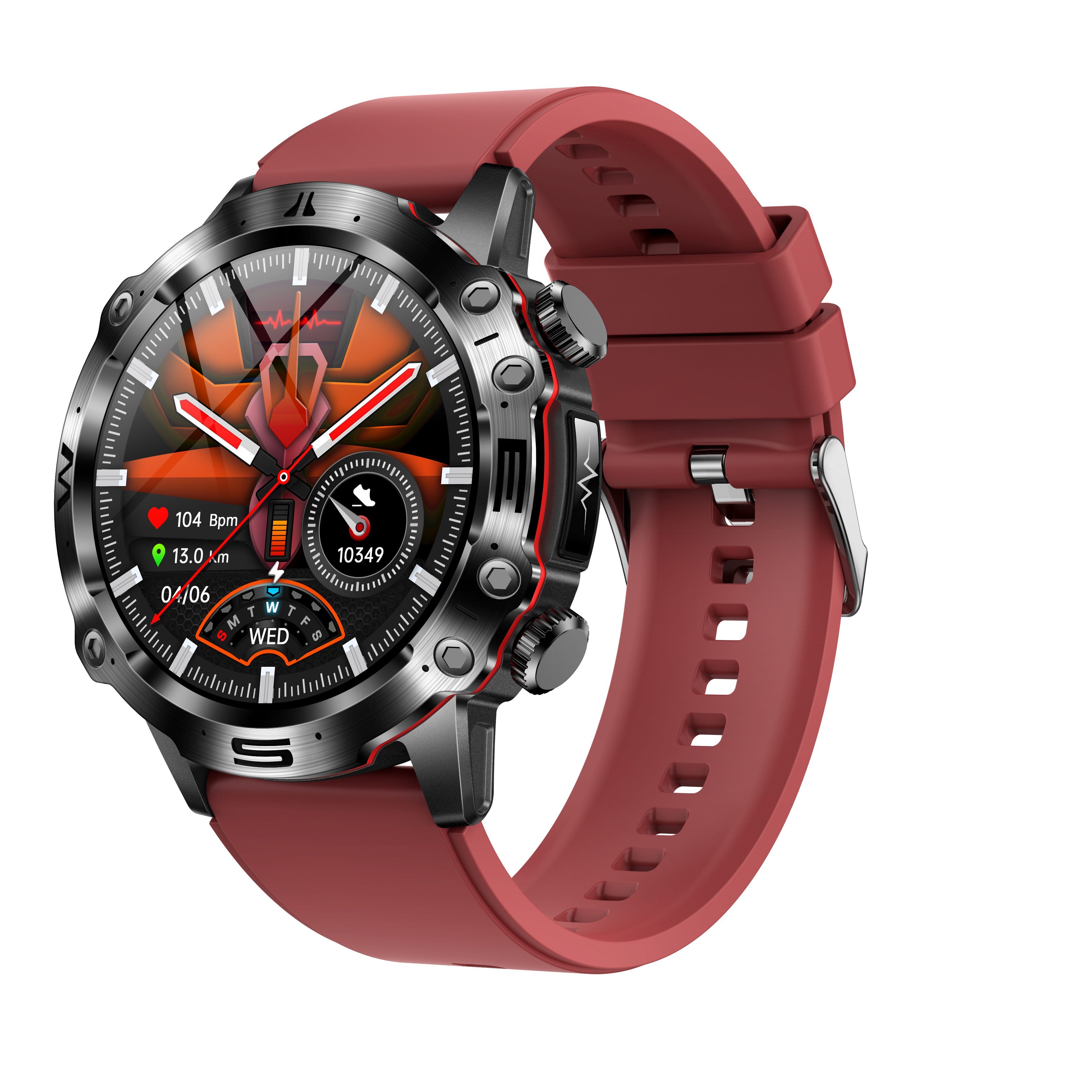 Orologio Sportivo CardioNova con Monitoraggio della Frequenza Cardiaca e dei Segni Vitali