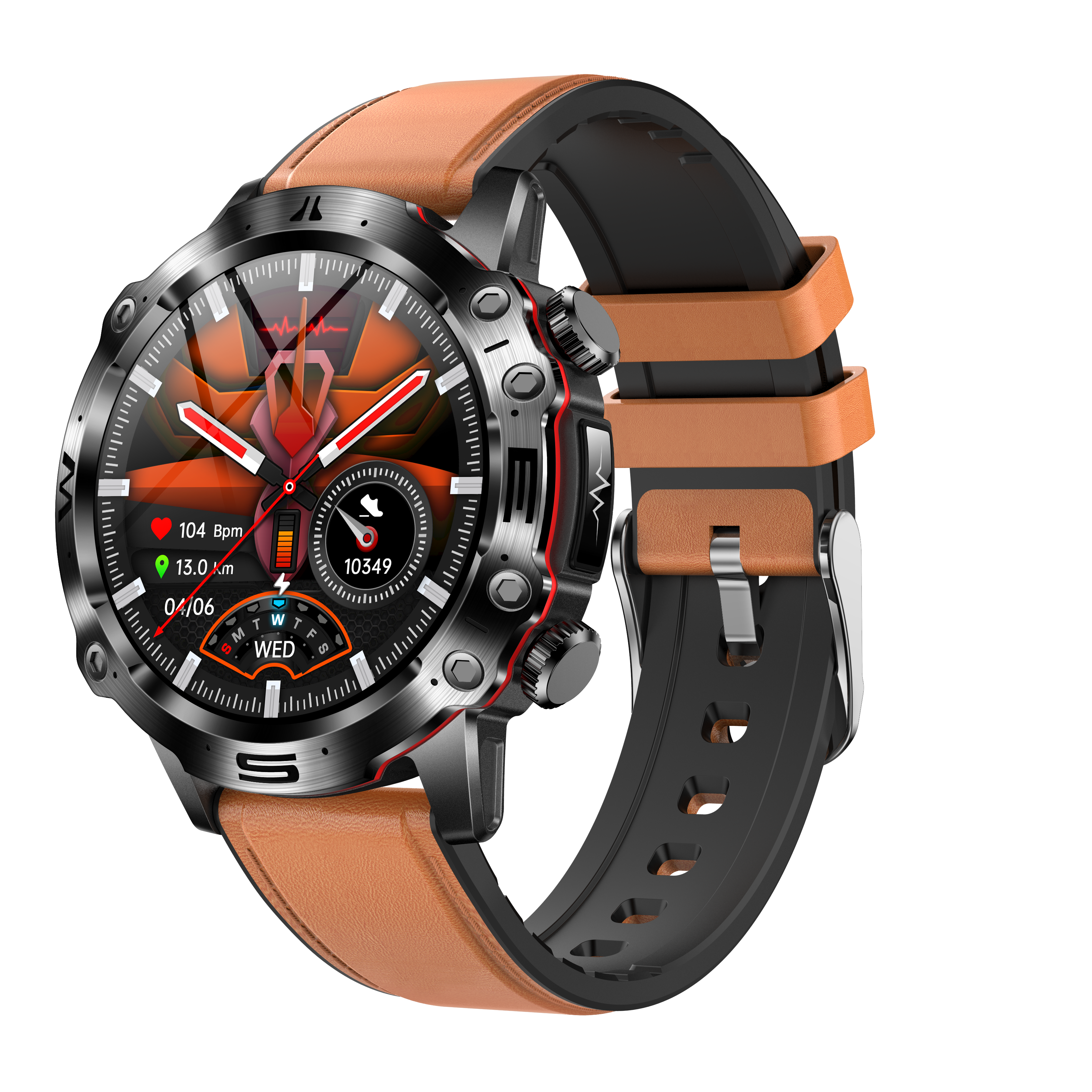 Orologio Sportivo CardioNova con Monitoraggio della Frequenza Cardiaca e dei Segni Vitali