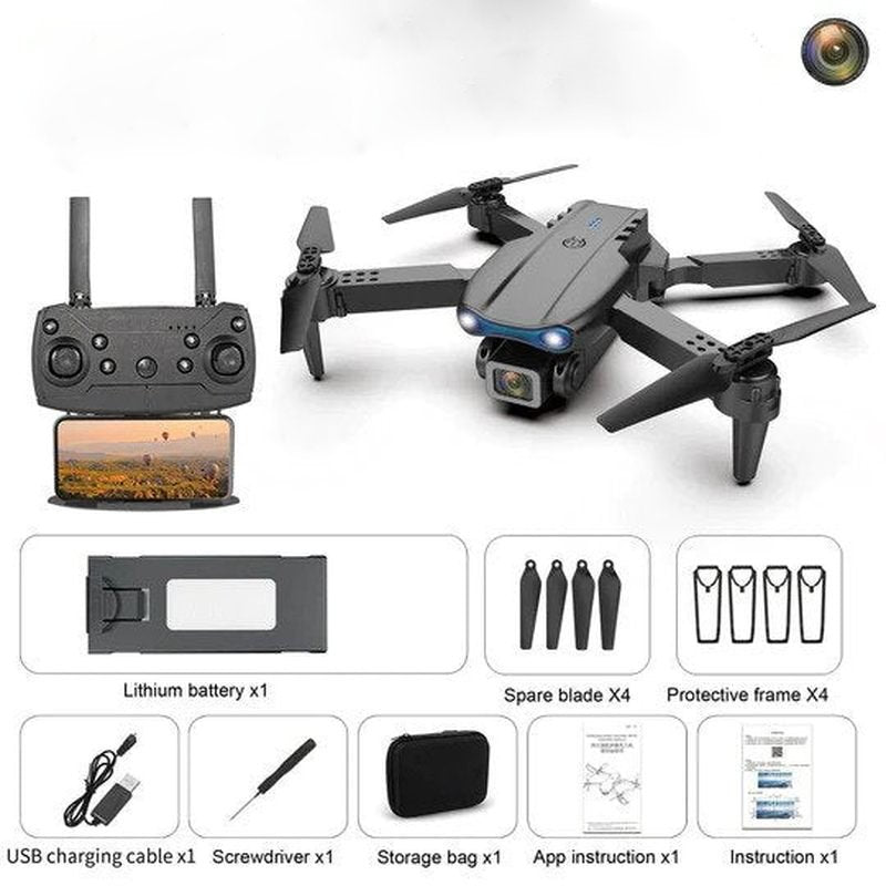 Brehn | AeroPro - Drone con fotocamera 4K UHD e lunga durata della batteria