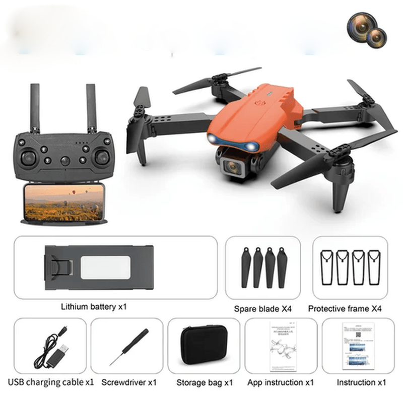 Brehn | AeroPro - Drone con fotocamera 4K UHD e lunga durata della batteria