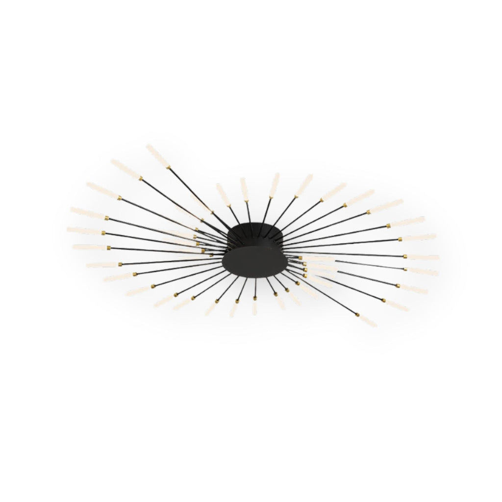 Altisor Lampada da Soffitto – LED – Nero/Oro – 20–42 Punti Luce – Design Moderno, Dimmerabile per Soggiorno