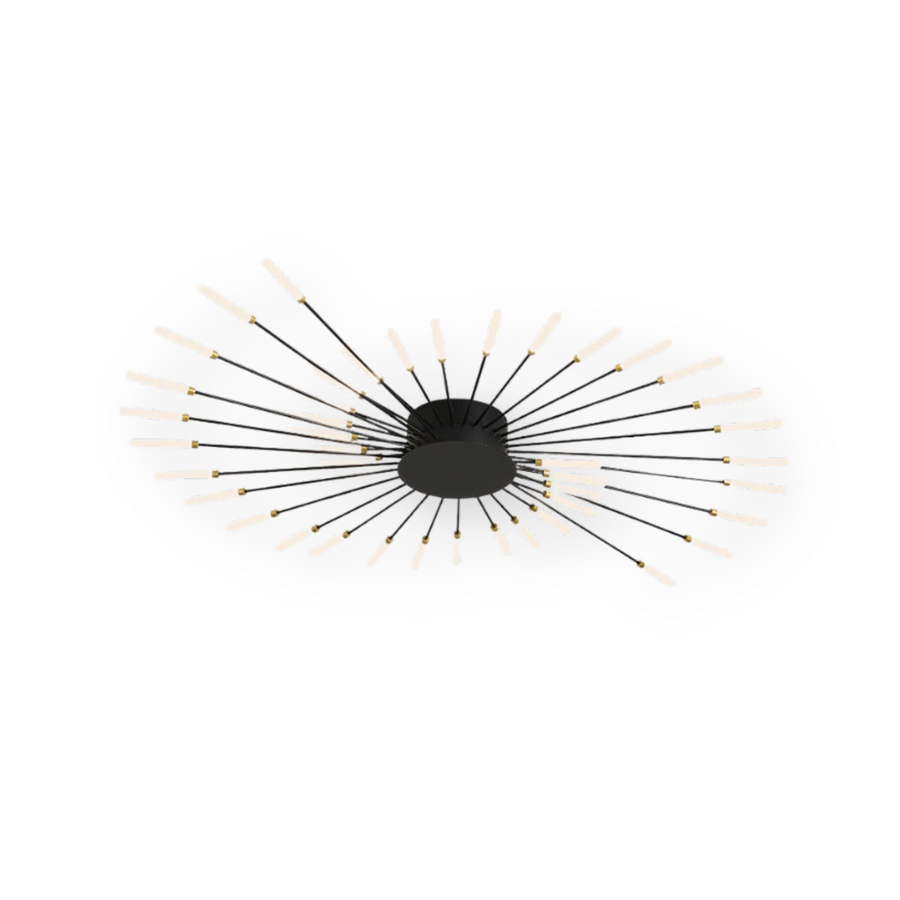 Altisor Lampada da Soffitto – LED – Nero/Oro – 20–42 Punti Luce – Design Moderno, Dimmerabile per Soggiorno