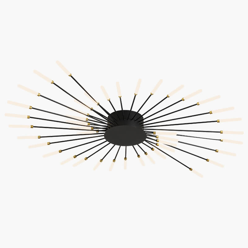 Altisor Lampada da Soffitto – LED – Nero/Oro – 20–42 Punti Luce – Design Moderno, Dimmerabile per Soggiorno