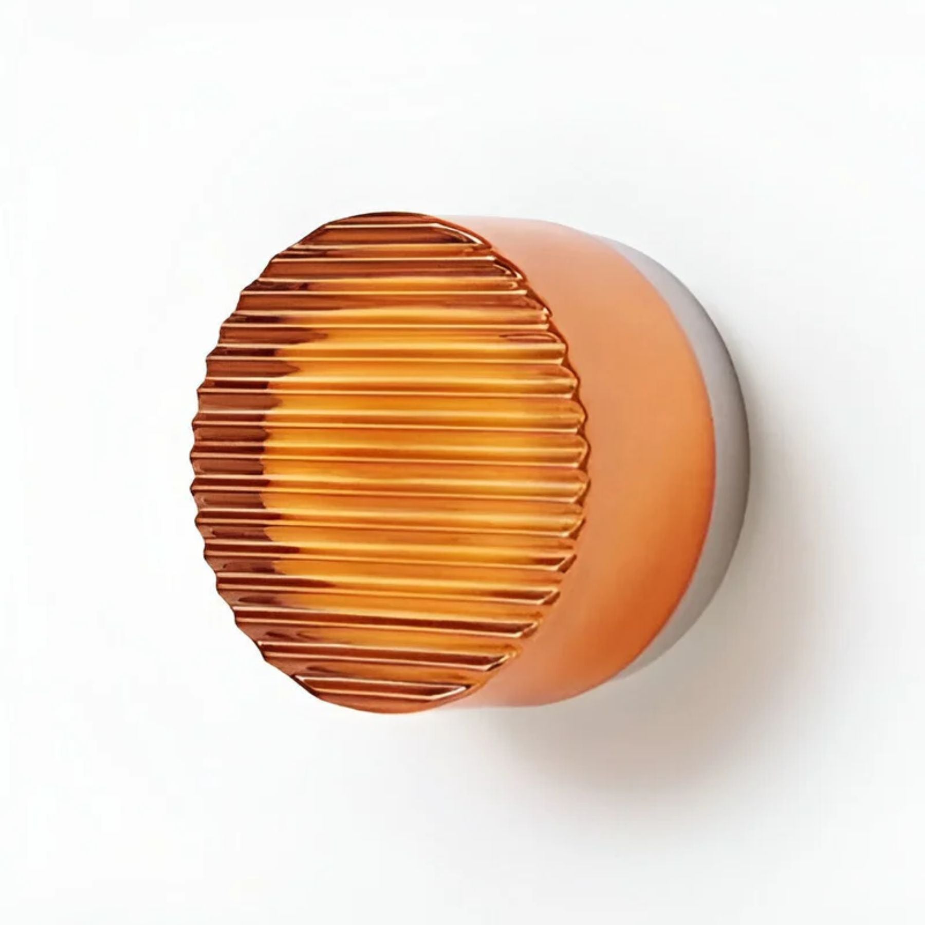 Lampada da parete Ambrelo – Vetro – Ambra – Moderna – Minimalista – Atmosfera accogliente per la tua casa