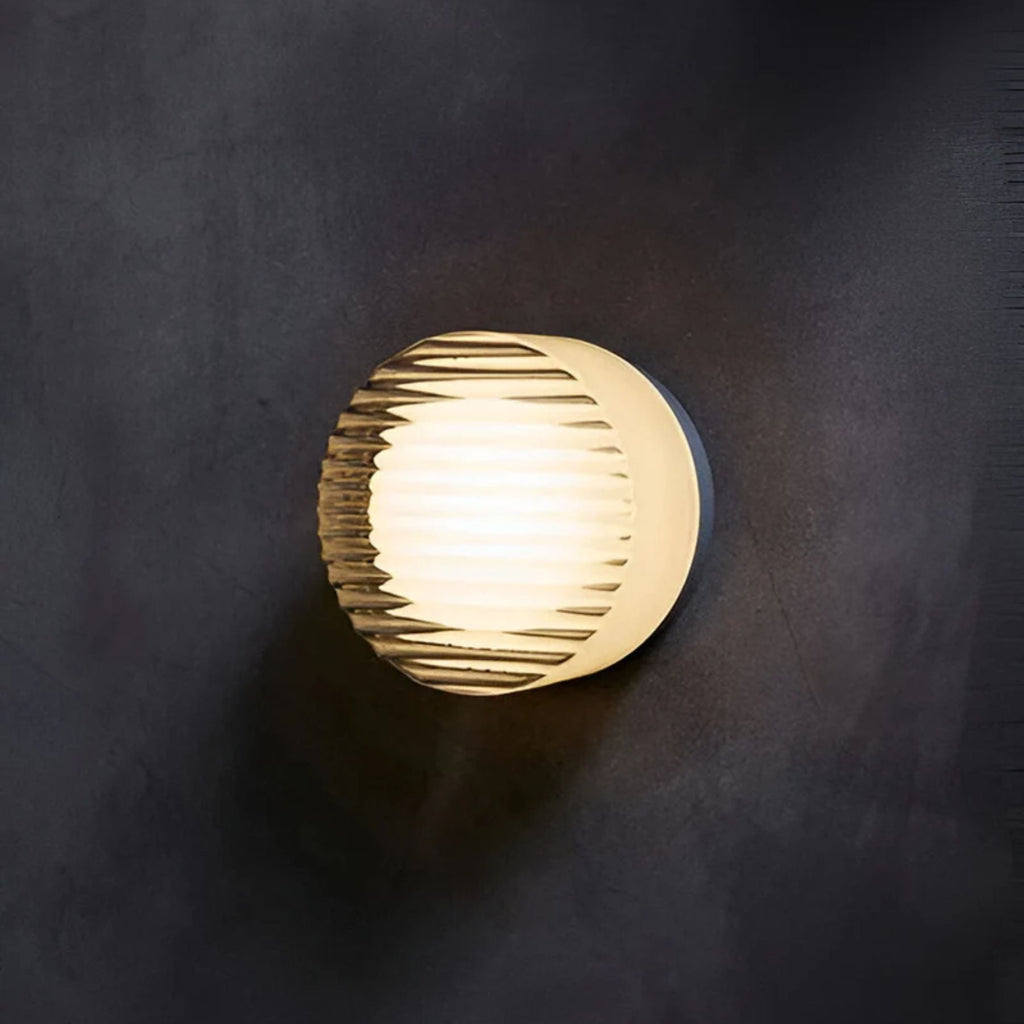 Lampada da parete Ambrelo – Vetro – Ambra – Moderna – Minimalista – Atmosfera accogliente per la tua casa